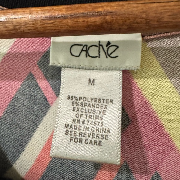 Cache Multicolor Geometric Dress - Picture 2 of 4